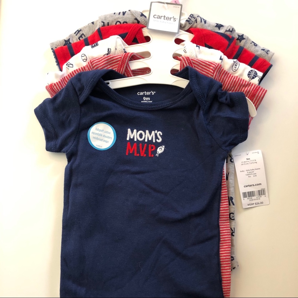 NWT carters onesie set size 9 months